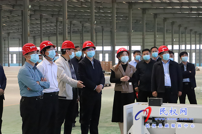 縣委書記張團結調(diào)研工業(yè)重點項目建設情況