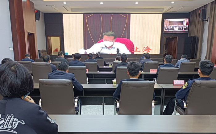 我縣組織收聽(tīng)收看全國(guó)新冠肺炎疫情防控工作電視電話(huà)會(huì)