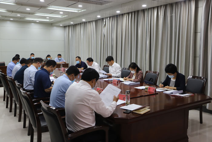 縣委書記張團(tuán)結(jié)主持召開中共民權(quán)縣第十三屆委員會常務(wù)委員會第26次會議