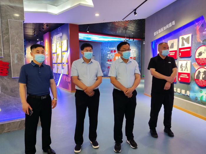 縣委常委、宣傳部長、副縣長畢道喜調(diào)研新文明實踐中心建設(shè)情況