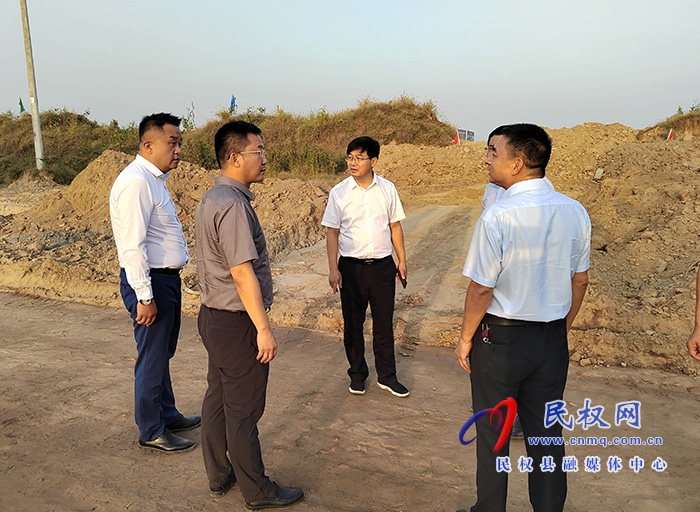 縣委書記張團結到金藝科技產(chǎn)業(yè)園查看項目進展情況