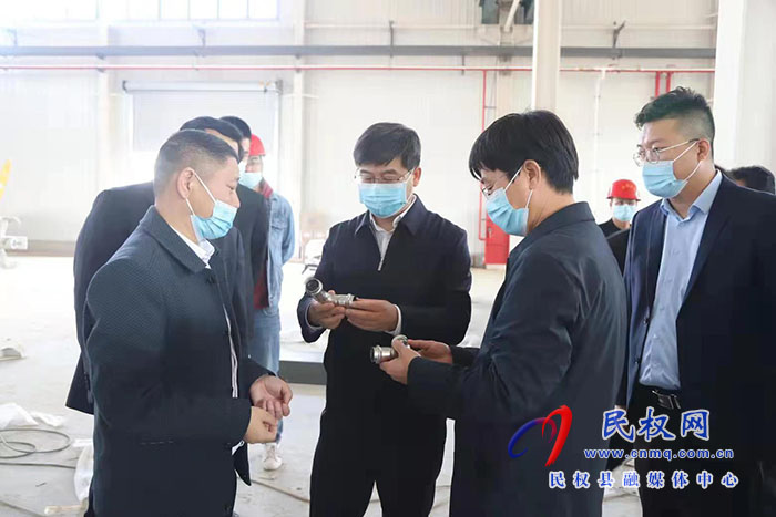 縣委書記張團結(jié)調(diào)研督導重點項目建設工作