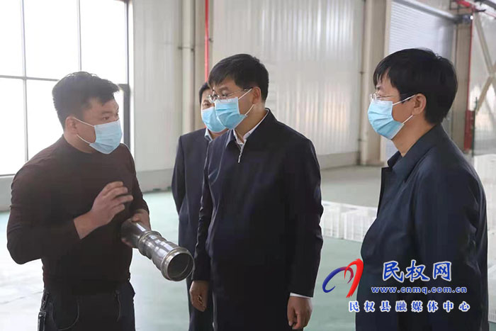 縣委書記張團結(jié)調(diào)研督導重點項目建設工作