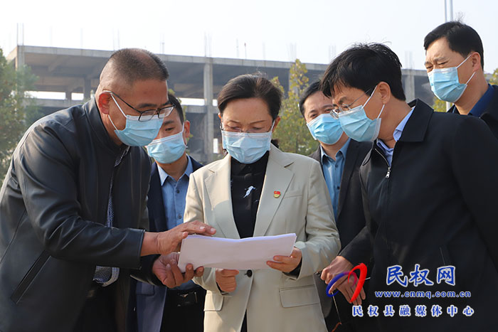 縣委副書記、縣長王靜嫻調(diào)研重點項目建設情況