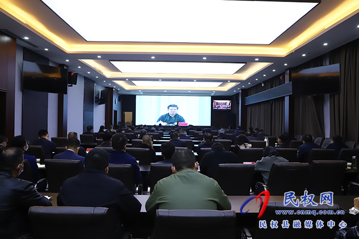 我縣組織收聽收看全省安全生產電視電話會議