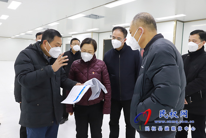 縣委副書記、縣長王靜嫻查看重點項目建設工作