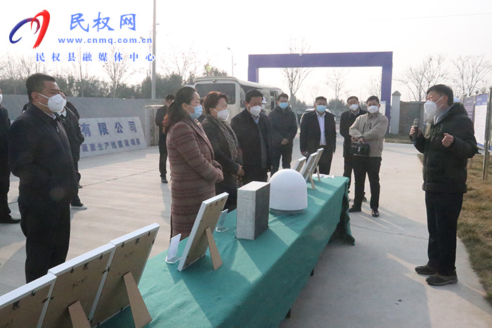 柘城考察團到民考察學(xué)習(xí)