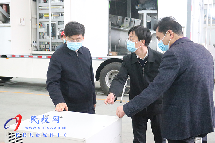 市人大常委會(huì)副主任、縣委書記張團(tuán)結(jié)調(diào)研復(fù)工復(fù)產(chǎn)、安全生產(chǎn)工作