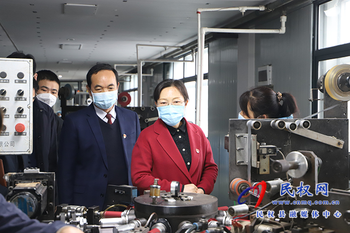 縣委副書記、縣長王靜嫻調(diào)研本土企業(yè)發(fā)展情況