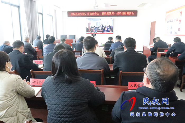 民權(quán)縣保交樓、自建房安全、棚改安置房及經(jīng)濟指標調(diào)度會議召開