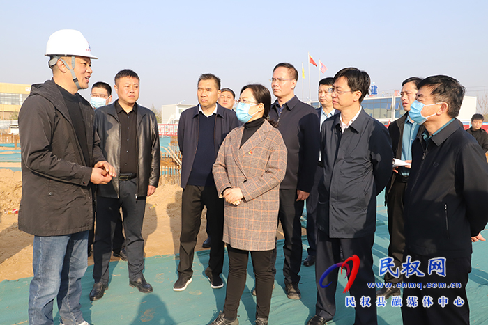 縣委副書記、縣長王靜嫻調(diào)研招商、城建項目建設(shè)進展情況