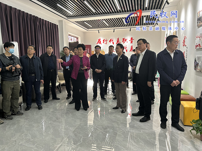 安陽市人大常委會黨組書記、主任徐家平到民觀摩交流基層全過程人民民主示范點建設工作