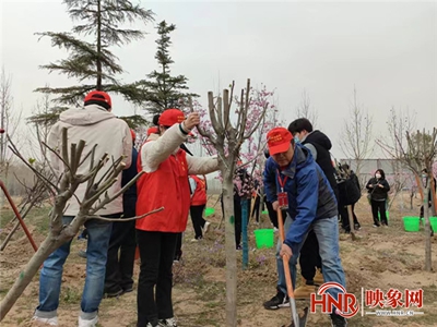 中央省市新聞媒體人在民權縣申甘林共植“媒林”