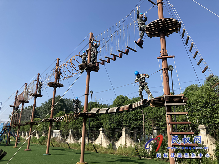 縣委黨校組織2023年春季學期中青年干部開展拓展訓練