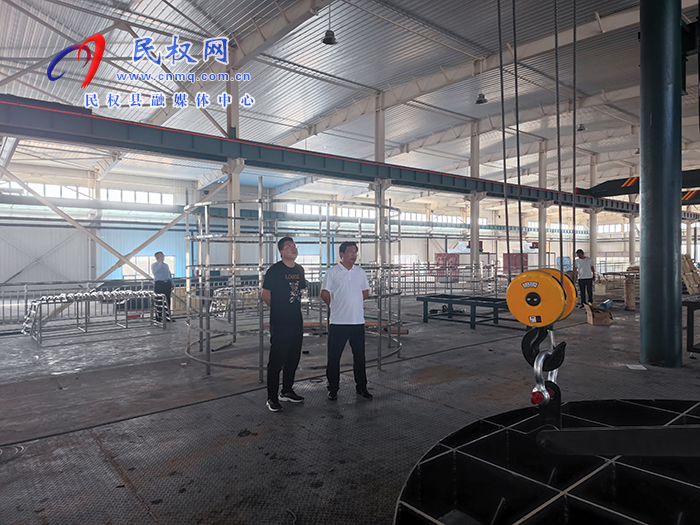 縣領(lǐng)導(dǎo)李君督導(dǎo)調(diào)研金藝科技產(chǎn)業(yè)園項(xiàng)目建設(shè)、入駐企業(yè)投產(chǎn)情況    