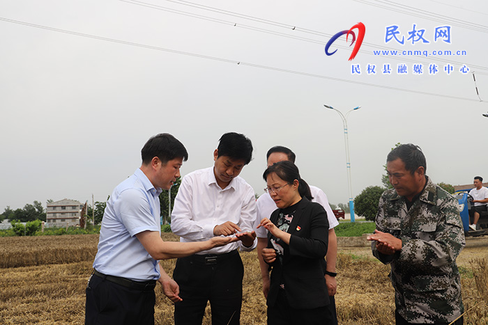 市委常委、常務(wù)副市長(zhǎng)薛鳳林到民調(diào)研“三夏”生產(chǎn)工作及高考考務(wù)工作