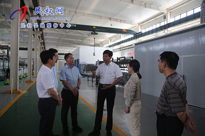 市委常委、常務(wù)副市長(zhǎng)薛鳳林到民開(kāi)展“企業(yè)服務(wù)日”活動(dòng)