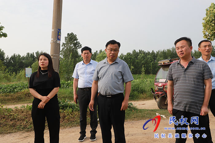 縣委常委、宣傳部長、副縣長畢道喜督導(dǎo)檢查防溺水工作