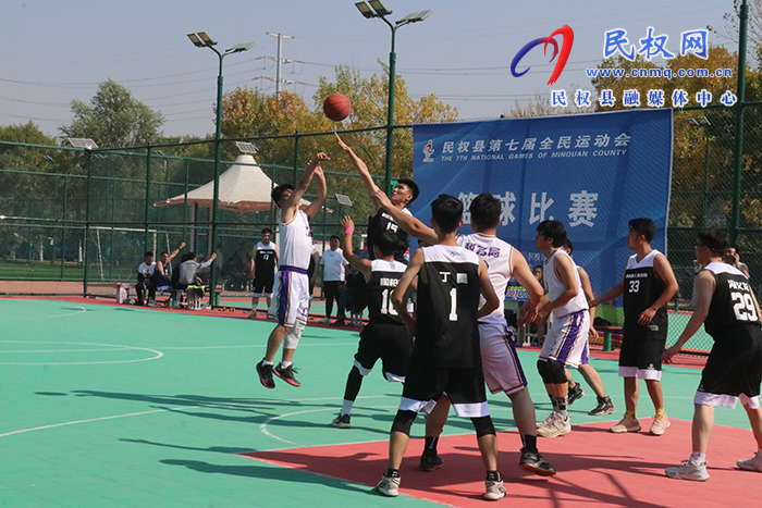 民權(quán)縣第七屆全民運動會籃球比賽舉行 民權(quán)縣第七屆全民運動會籃球比賽舉行