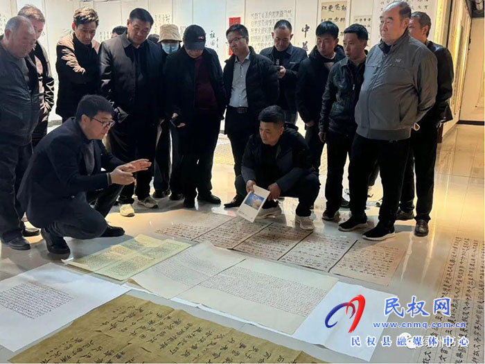 民權縣文聯(lián)邀請中書協(xié)會員、商丘市書法家協(xié)會副主席王文博老師點評書法作品