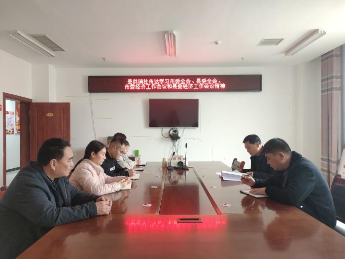 縣供銷合作社傳達(dá)學(xué)習(xí)市委全會(huì)、縣委全會(huì)、市委經(jīng)濟(jì)工作會(huì)議和縣委經(jīng)濟(jì)工作會(huì)議精神