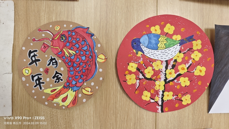 民權縣圖書館舉辦“喜樂龍年 書中有畫”少年兒童新年書畫作品展
