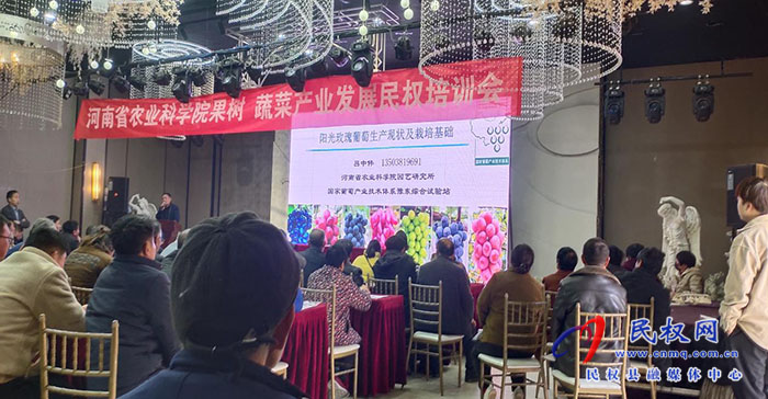 河南省農(nóng)業(yè)科學(xué)院果樹(shù)、蔬菜產(chǎn)業(yè)發(fā)展培訓(xùn)會(huì)在民權(quán)召開(kāi)