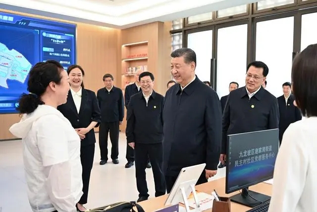 一見(jiàn)·時(shí)隔一月，總書(shū)記再次考察“為基層減負(fù)”