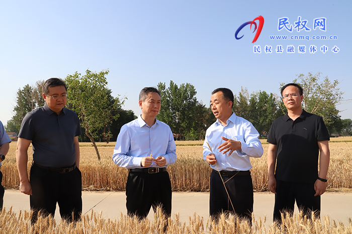 市長(zhǎng)擺向陽(yáng)到民調(diào)研督導(dǎo)“三夏”生產(chǎn)時(shí)強(qiáng)調(diào) 抓細(xì)抓實(shí)“三夏”各項(xiàng)工作 為全年糧食豐收奠定堅(jiān)實(shí)基礎(chǔ)