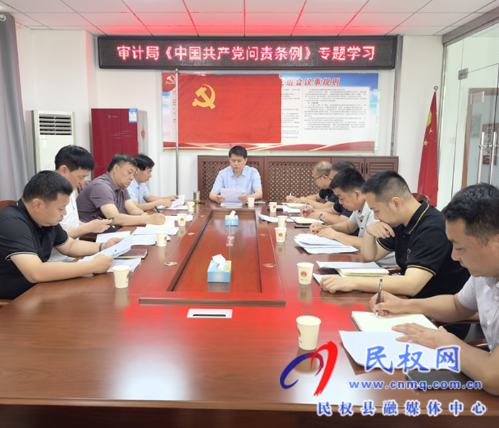 審計(jì)局《中國(guó)共產(chǎn)黨問(wèn)責(zé)條例》專題學(xué)習(xí)