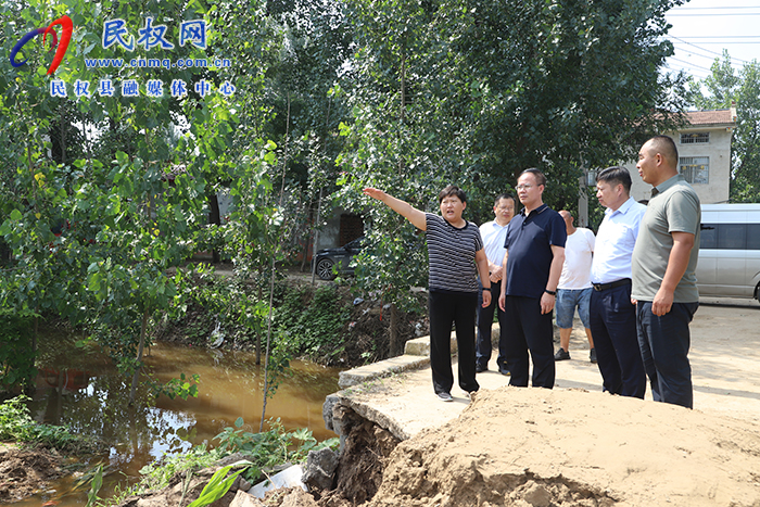 縣委副書記、縣長王景義調(diào)研受災(zāi)農(nóng)田積水排水等工作