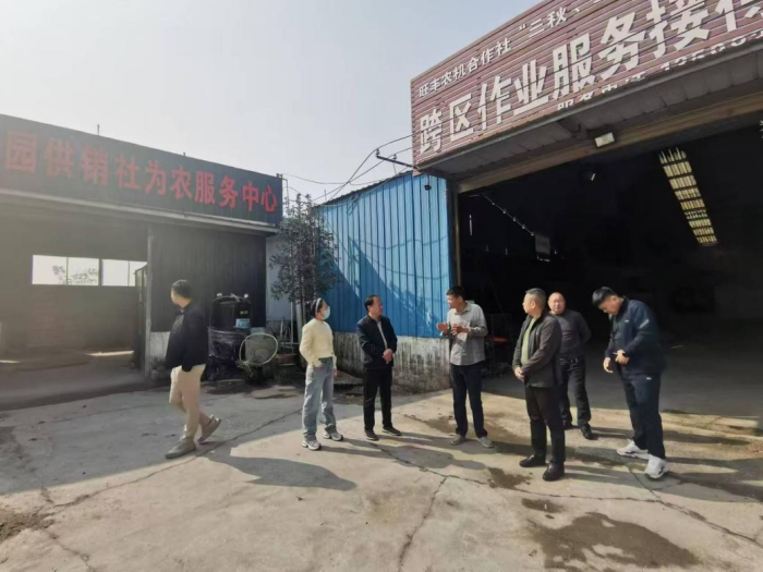 市供銷合作社到民權縣調(diào)研農(nóng)業(yè)社會化服務和為農(nóng)服務中心建設工作情況