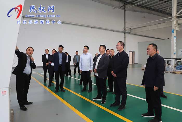睢縣考察團(tuán)到民考察重點項目建設(shè)工作