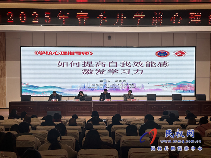 縣教體局組織開展2025年春季開學前心理健康教師培訓會