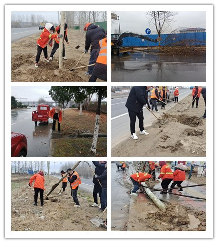 民權縣公路事業(yè)發(fā)展中心 全力保障惡劣天氣下干線公路通行安全
