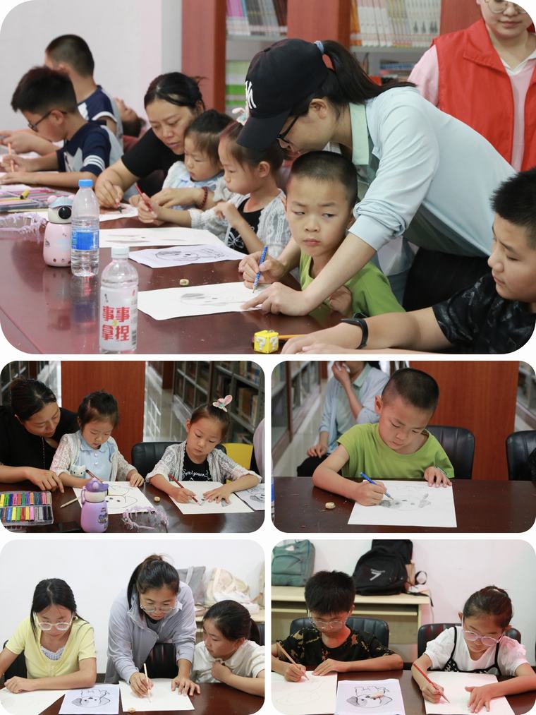 民權(quán)縣圖書館舉辦“書中色彩，畫里童心”公益繪畫培訓(xùn)