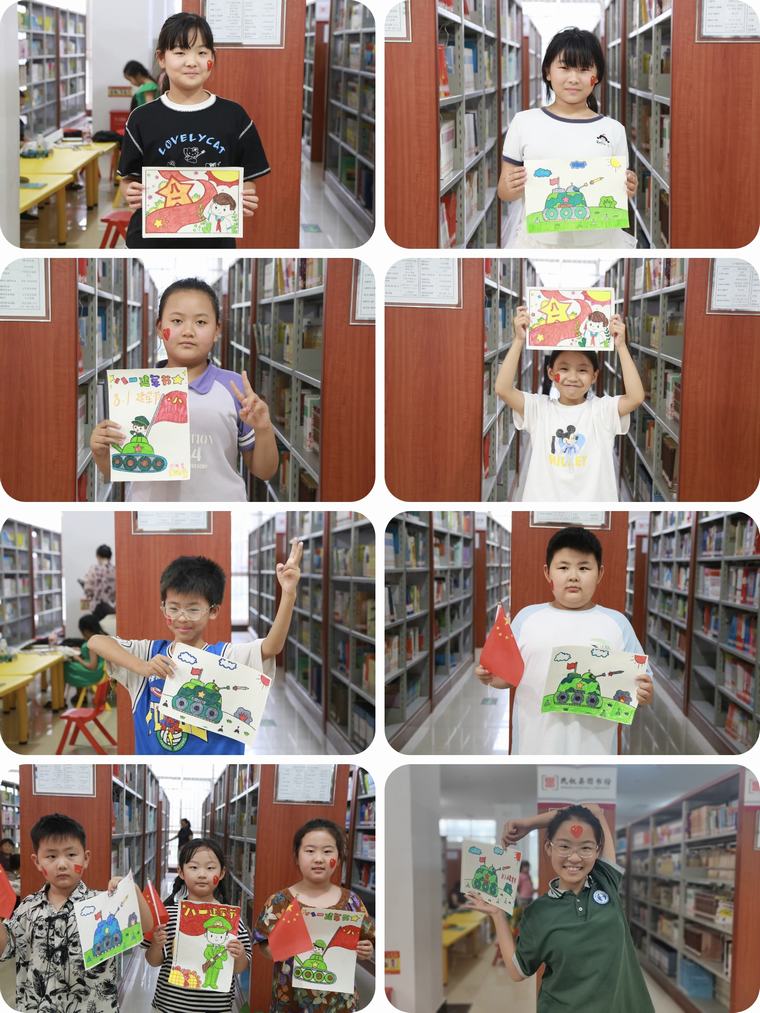 民權(quán)縣圖書館舉辦“共沐書香·筆繪軍魂”八一建軍節(jié)主題繪畫活動(dòng)