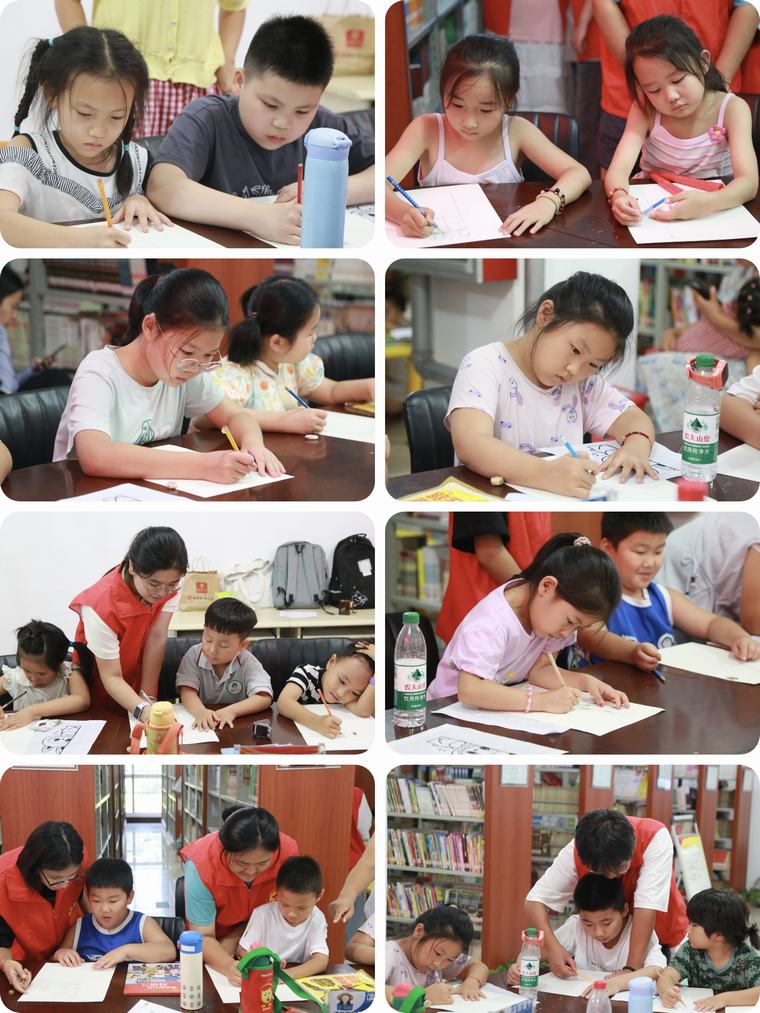民權(quán)縣圖書(shū)館舉辦“書(shū)香潤(rùn)童心·妙筆繪夢(mèng)想”少兒繪畫(huà)活動(dòng)