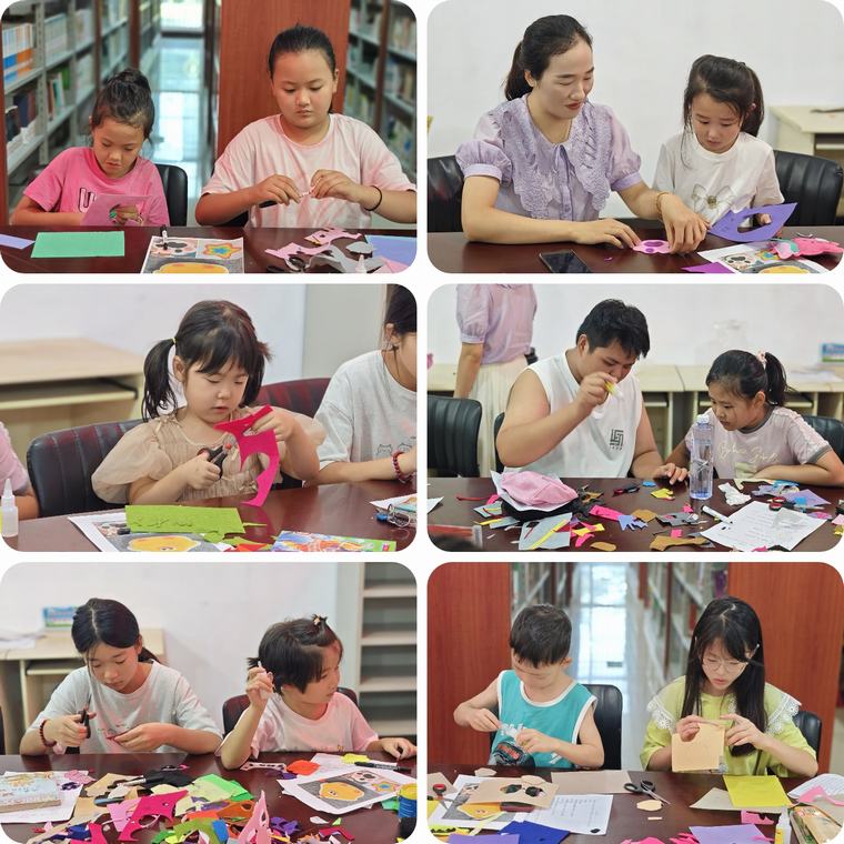 民權(quán)縣圖書館舉辦“多彩童年·與眾‘布’同”手工活動(dòng)